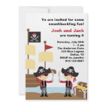 Birthday Pirates Personalized Invitations