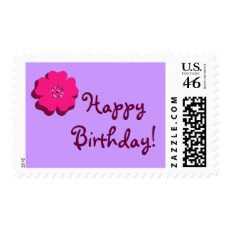 Birthday Postage Stamp stamp