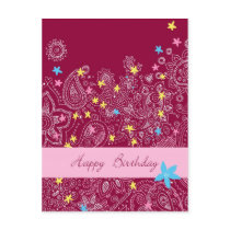 Birthday Postcard postcards