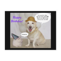 Birthday Postcard by myrtieshuman Birthday Postcard