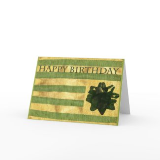 Birthday Present Greeting Card card