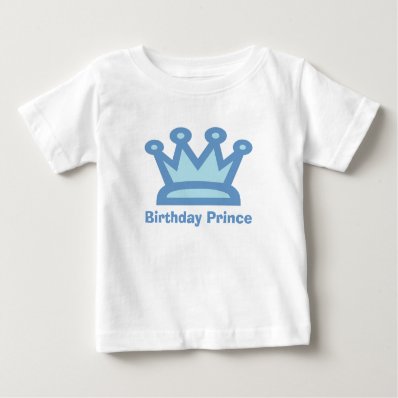 Birthday Prince Baby Boy Birthday TShirt