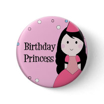 Birthday Princess buttons by SweetRascal Birthday Princess buttons