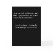 Birthday Program cards by cdhamby Birthday Program cards