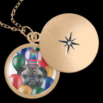 Birthday pug necklace necklaces