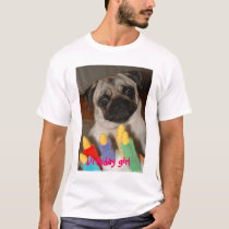 Birthday Pug t-shirts