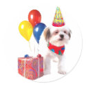birthday pup sticker