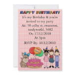 Birthday Puppy invitations