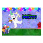 Birthday Puppy Personalized Announcements