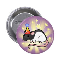 Birthday Rat Pins