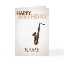 Birthday Sax Cards