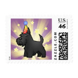 Birthday Scottish Terrier Postage Stamp