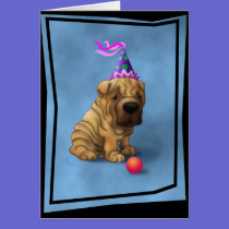 Birthday SharpeiB cards
