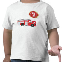 Birthday Shirt - Fire Engine