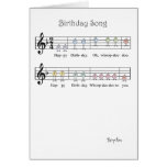 BIRTHDAY SONG GREETING CARD