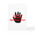 Birthday Spanking Crew cards