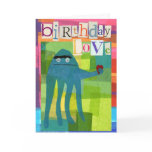 Birthday Squid with message Card