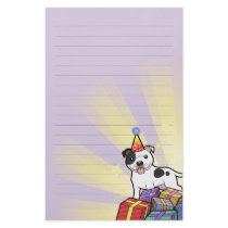 Birthday Staffordshire Bull Terrier Stationery