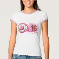 Birthday Stamp 16 T-Shirt