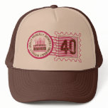 Birthday Stamp 40 Hat