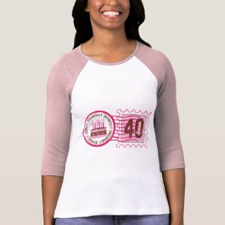 Birthday Stamp 40 T-shirt shirt
