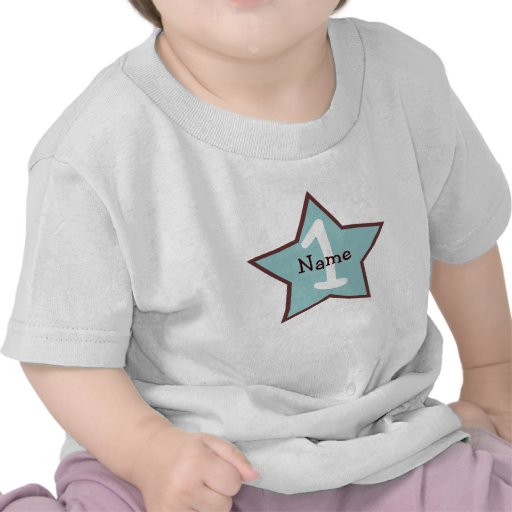 Birthday Star Personalized 1st Birthday Shirt