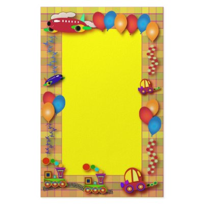 Birthday Stationery: 001 Transportation by adellaandmella