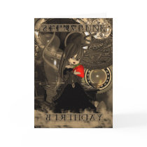 Birthday Steampunk Moonies Cutie Pie cards