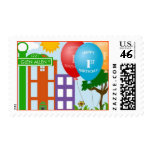 Birthday Street Stamp
