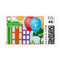 Birthday Street Stamp
