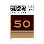 Birthday stripes stamps