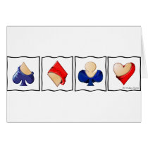 Birthday Suits Horizontal Greeting Card