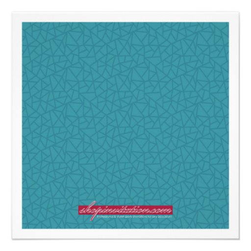 Birthday Sushi Party Flat Invitation