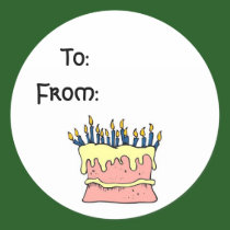 Birthday Tag stickers stickers