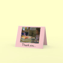 Birthday thank you cards