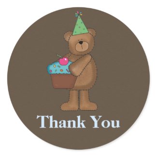 Birthday Thank You Stickers sticker