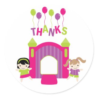 Birthday Thank You Stickers sticker