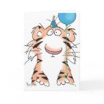 BIRTHDAY TIGER GREETING CARD