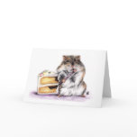 Birthday Time (Hamster) Cards Plain