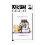 Birthday Time (Hamster) Stamps