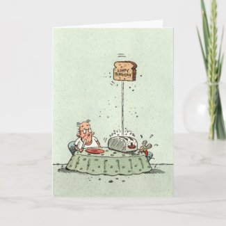 Birthday Toast card