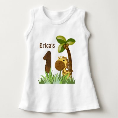 Birthday Tots Giraffe Birthday Tees