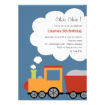 Birthday Train Party Invitation