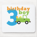 Birthday Truck boy 3 Mousepads