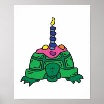 birthday turtle print