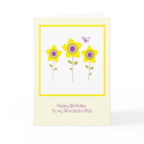 Birthday Wife cards