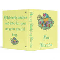 Birthday Wishes Binders