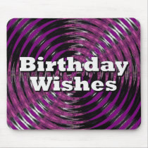 Birthday Wishes mousepads