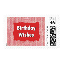 Birthday Wishes postage