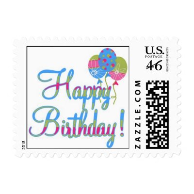 Birthday Wishes Postage